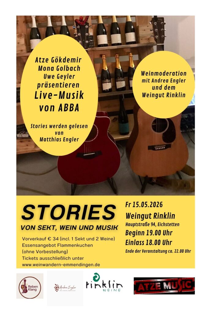 Stories... von Sekt, Wein und Musik zu Gast beim Weingut Rinklin - ABBA
