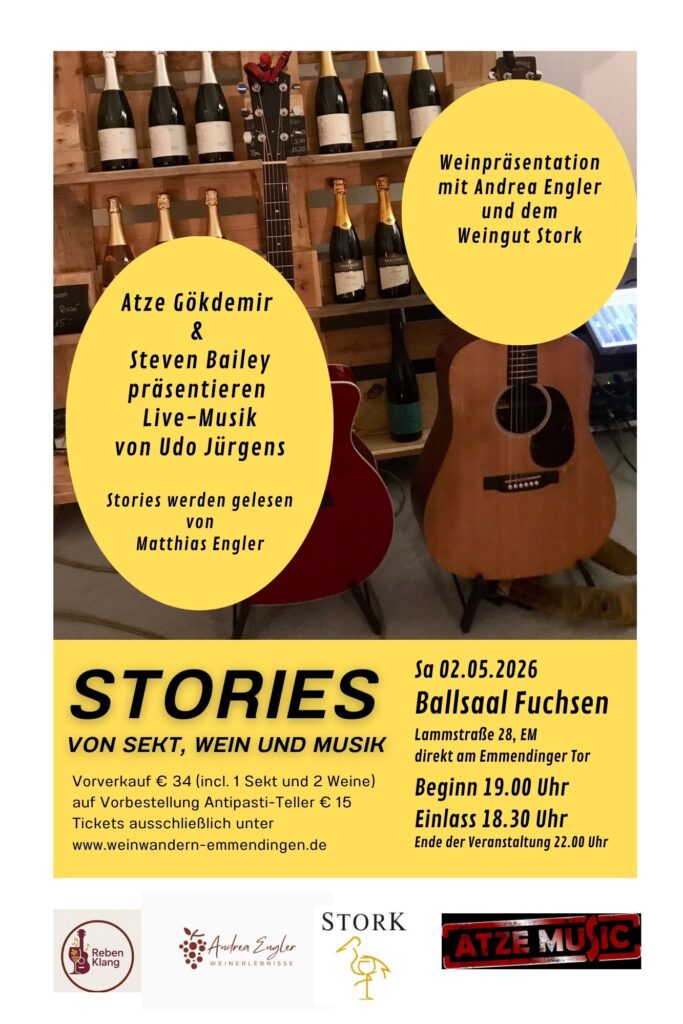 Stories... von Sekt, Wein und Musik - Udo Jürgens - im Ballsaal Fuchsen, EM